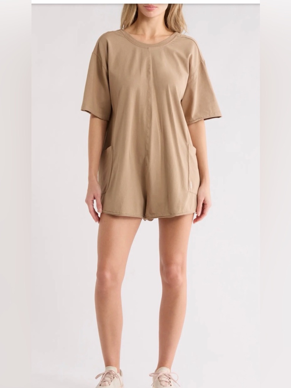 ✨ FREE PEOPLE FP Movement Hot Shot Tee Romper S NWT ✨